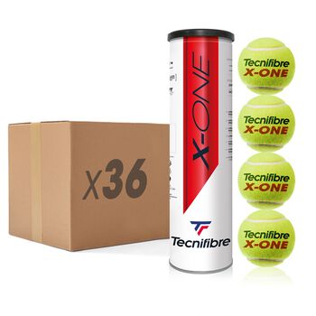 Balles de tennis X-ONE - CARTON DE 36 TUBES